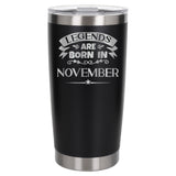 Black Thermal Metal Coffee Cup