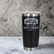 Black Thermal Metal Coffee Cup