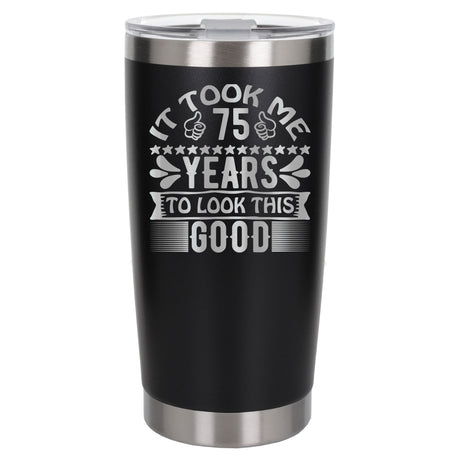 Black Thermal Metal Coffee Cup