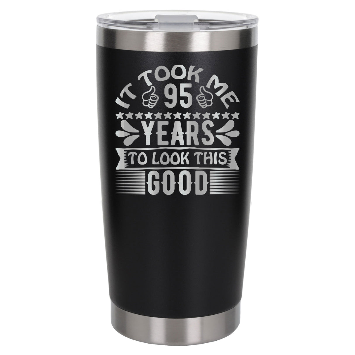 Black Thermal Metal Coffee Cup