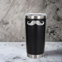 Black Thermal Metal Coffee Cup