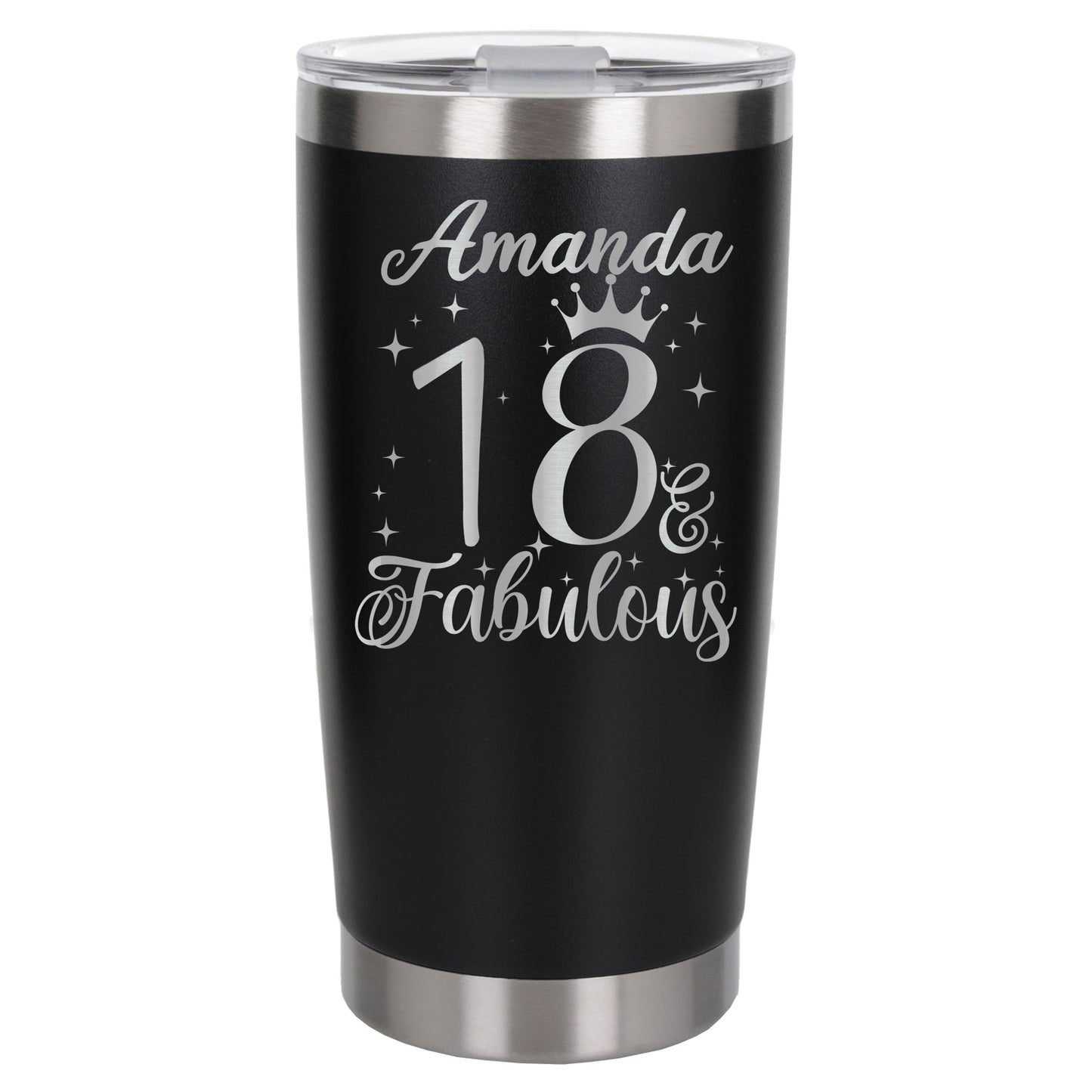 Black Thermal Metal Coffee Cup