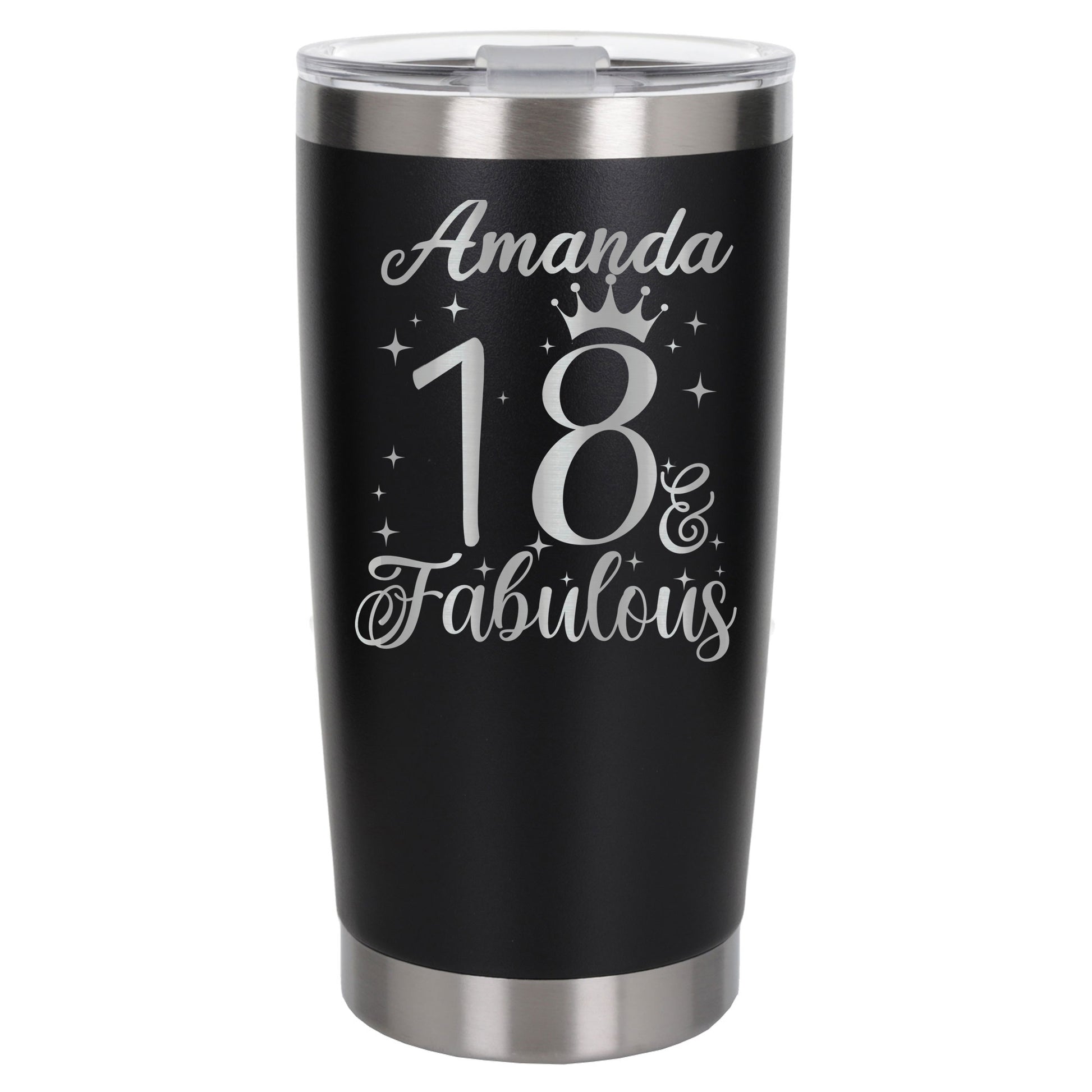 Black Thermal Metal Coffee Cup