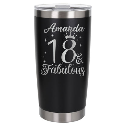 Black Thermal Metal Coffee Cup