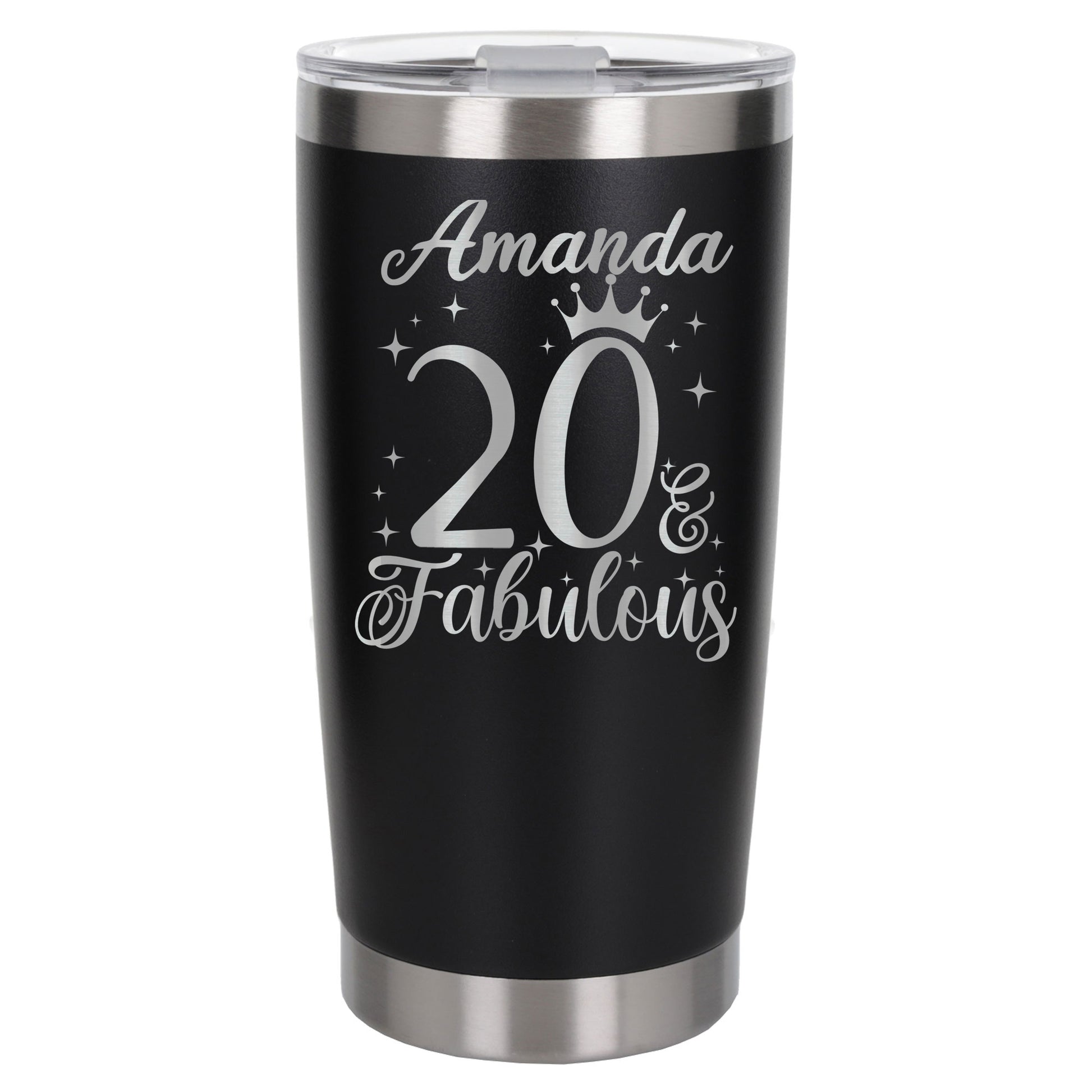 Black Thermal Metal Coffee Cup