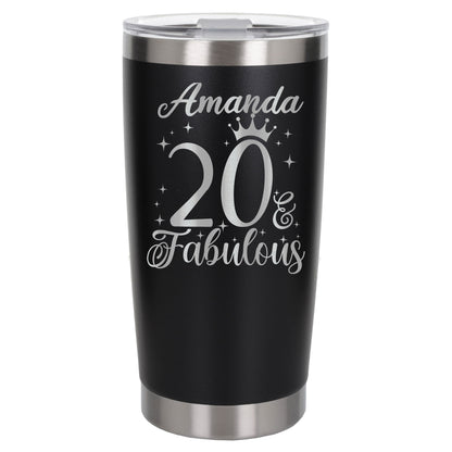 Black Thermal Metal Coffee Cup