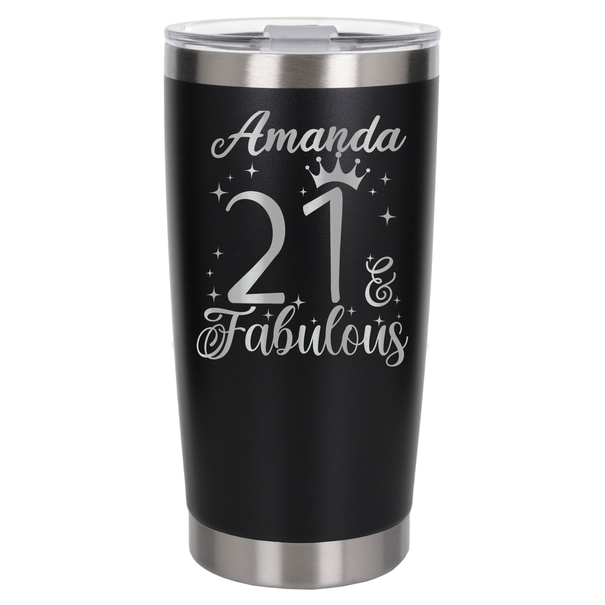 Black Thermal Metal Coffee Cup