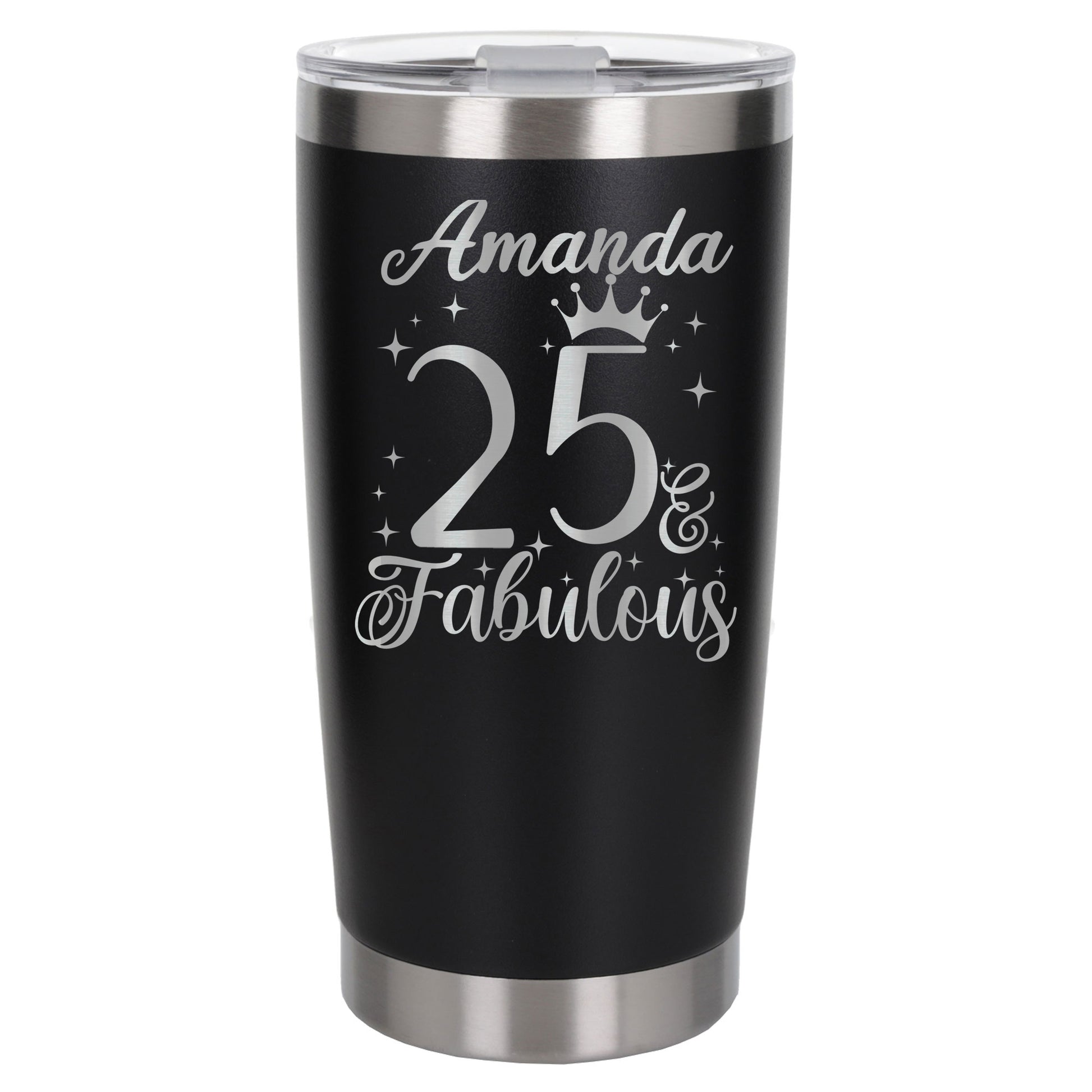 Black Thermal Metal Coffee Cup