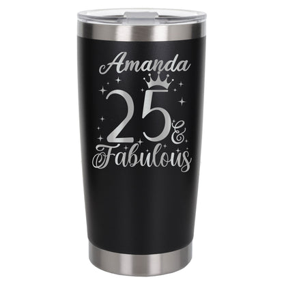 Black Thermal Metal Coffee Cup