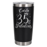 Black Thermal Metal Coffee Cup