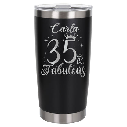 Black Thermal Metal Coffee Cup