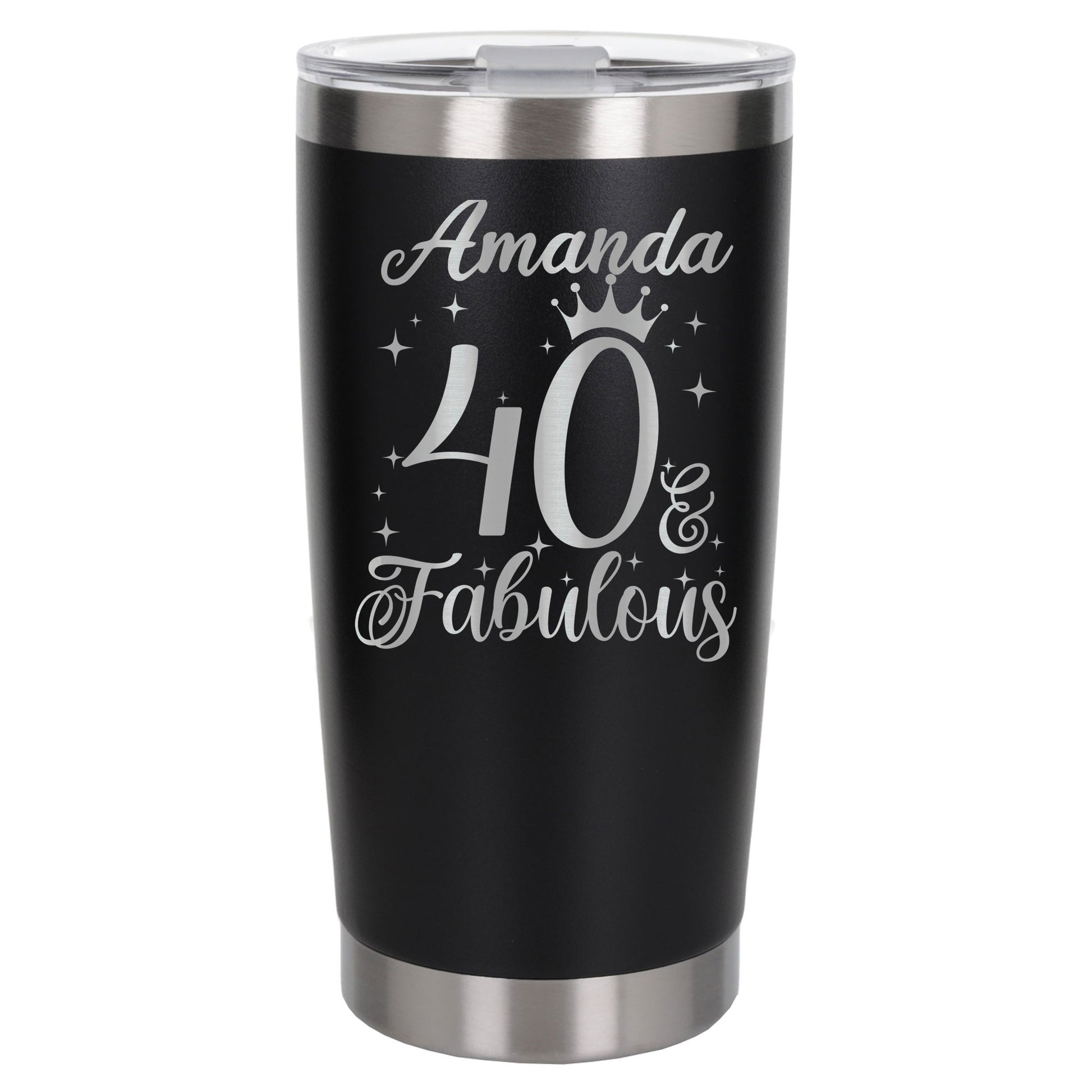 Black Thermal Metal Coffee Cup