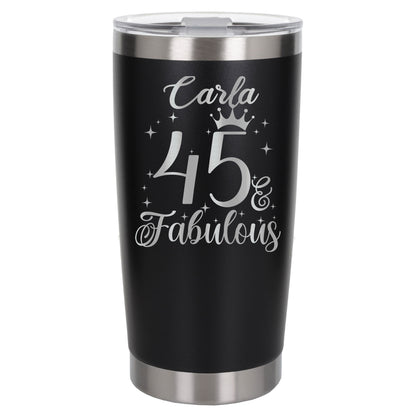 Black Thermal Metal Coffee Cup