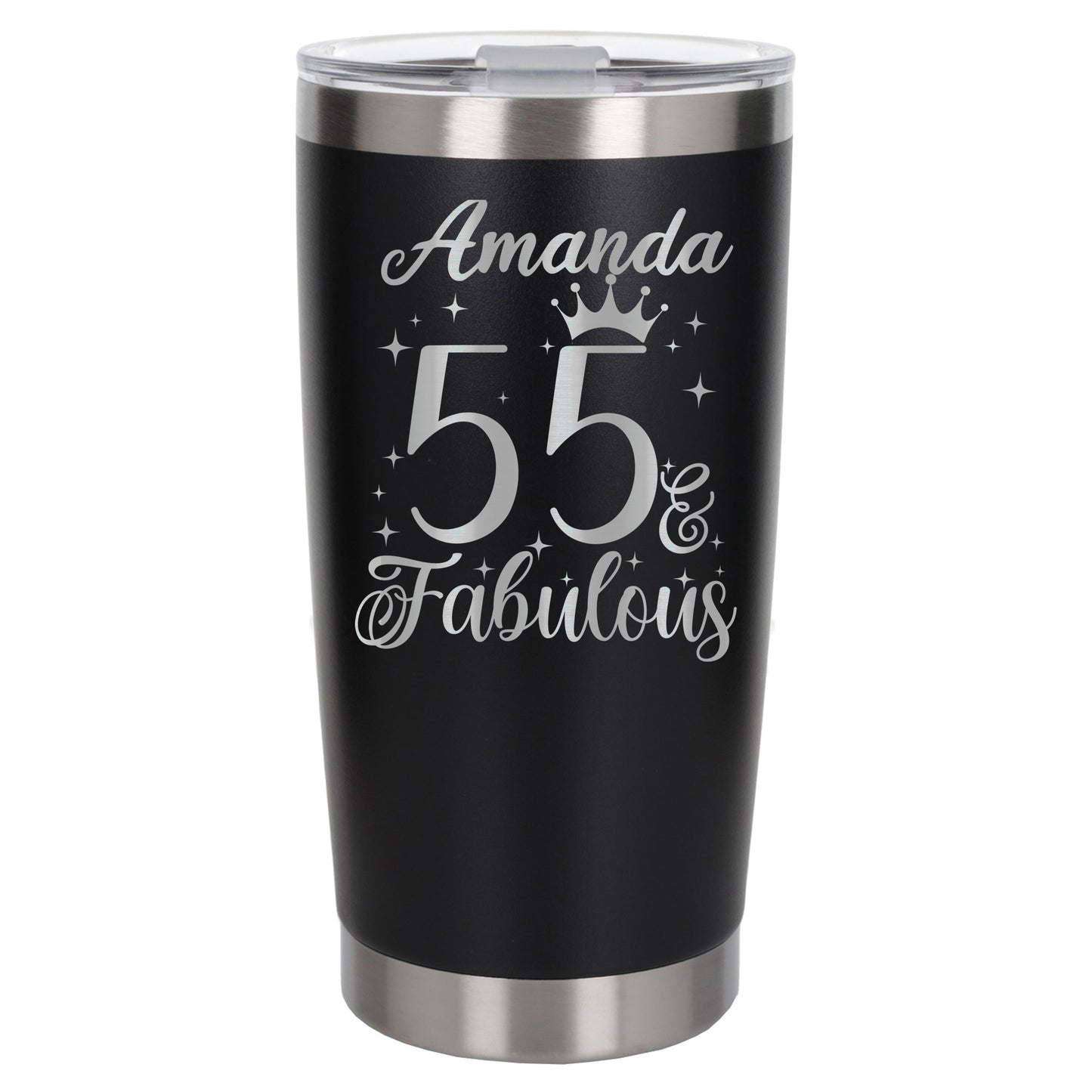 Black Thermal Metal Coffee Cup