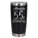 Black Thermal Metal Coffee Cup