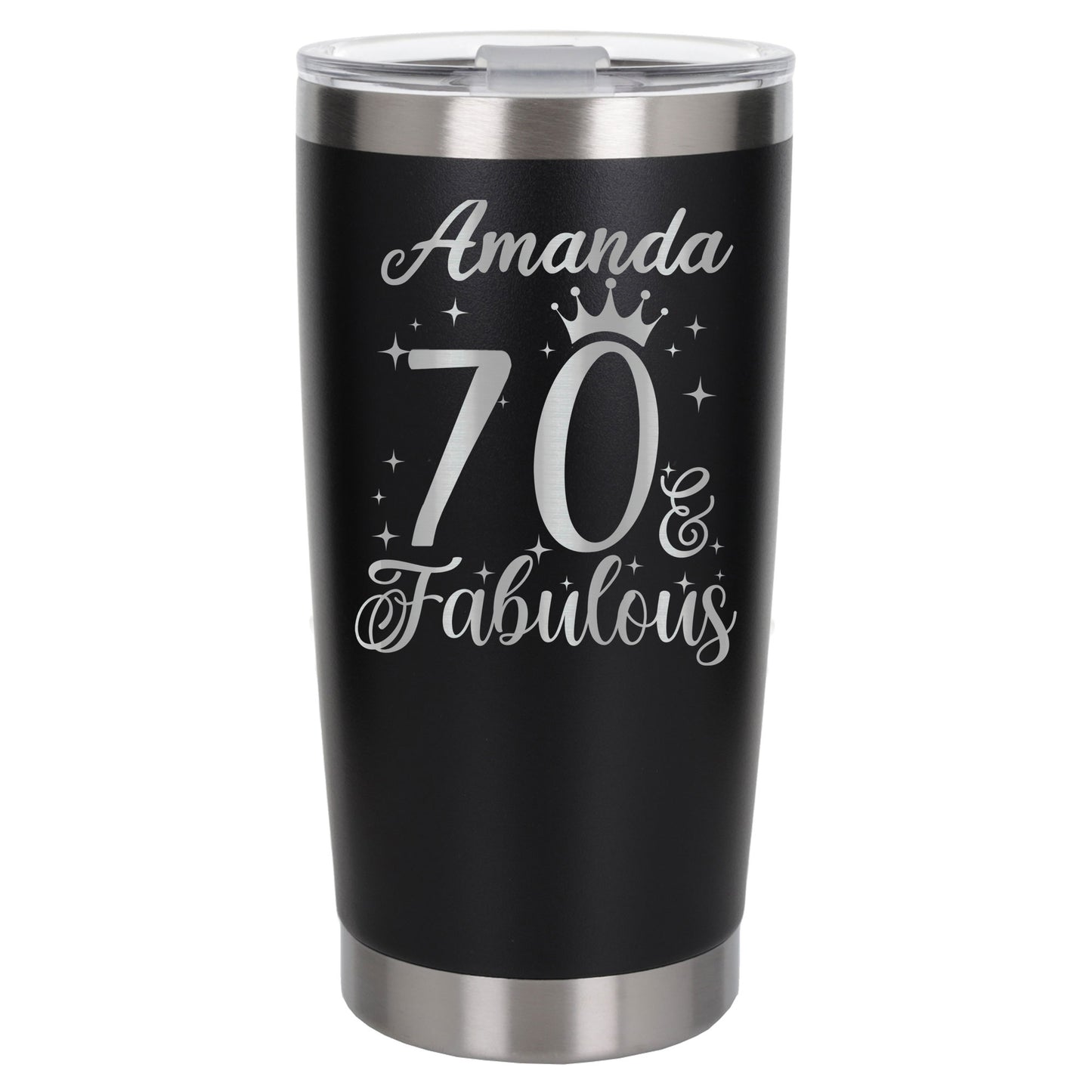 Black Thermal Metal Coffee Cup