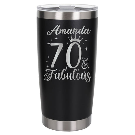 Black Thermal Metal Coffee Cup