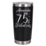 Black Thermal Metal Coffee Cup
