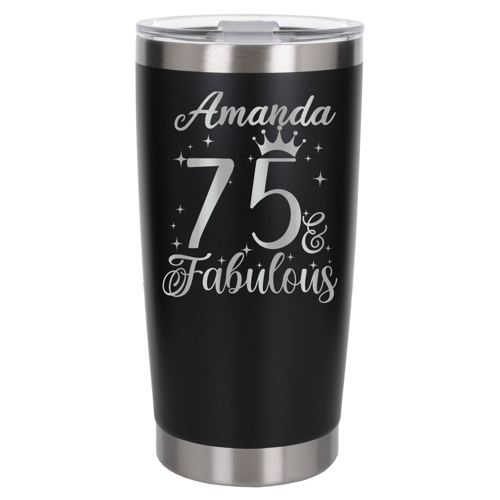 Black Thermal Metal Coffee Cup
