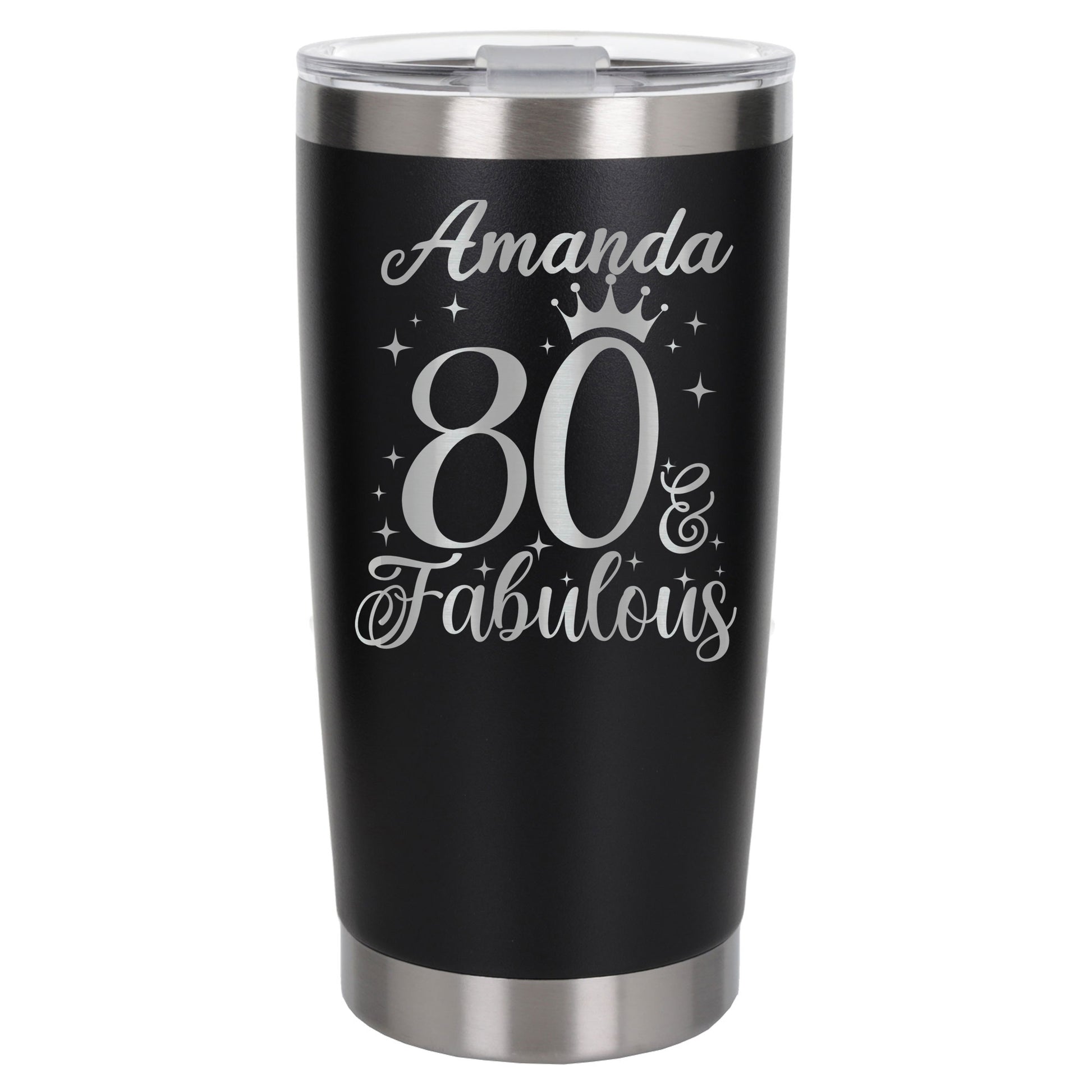 Black Thermal Metal Coffee Cup