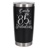 Black Thermal Metal Coffee Cup