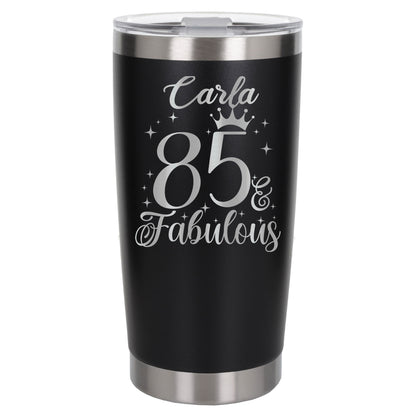 Black Thermal Metal Coffee Cup