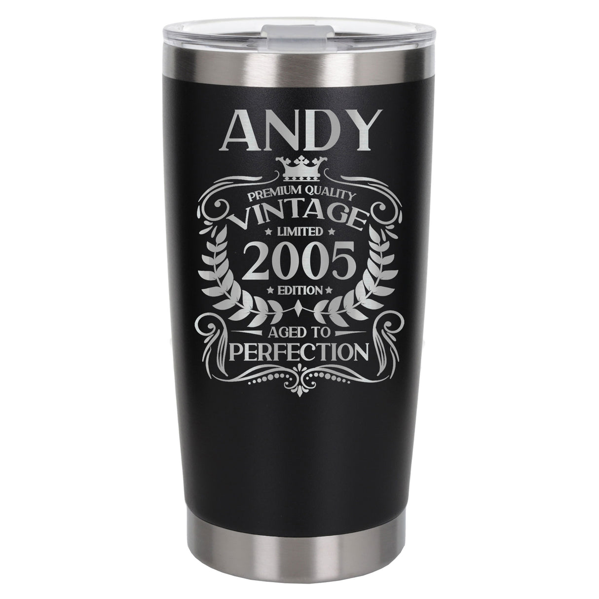 Black Thermal Metal Coffee Cup
