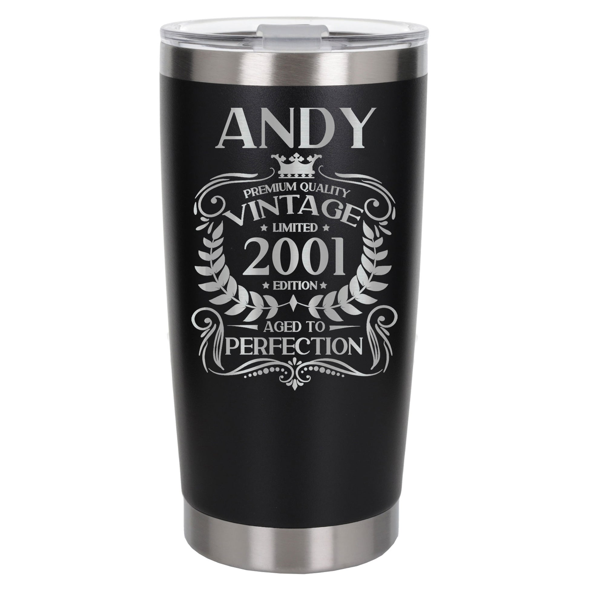 Black Thermal Metal Coffee Cup