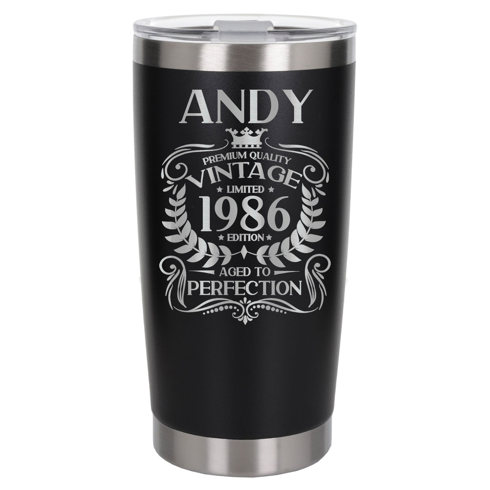 Black Thermal Metal Coffee Cup