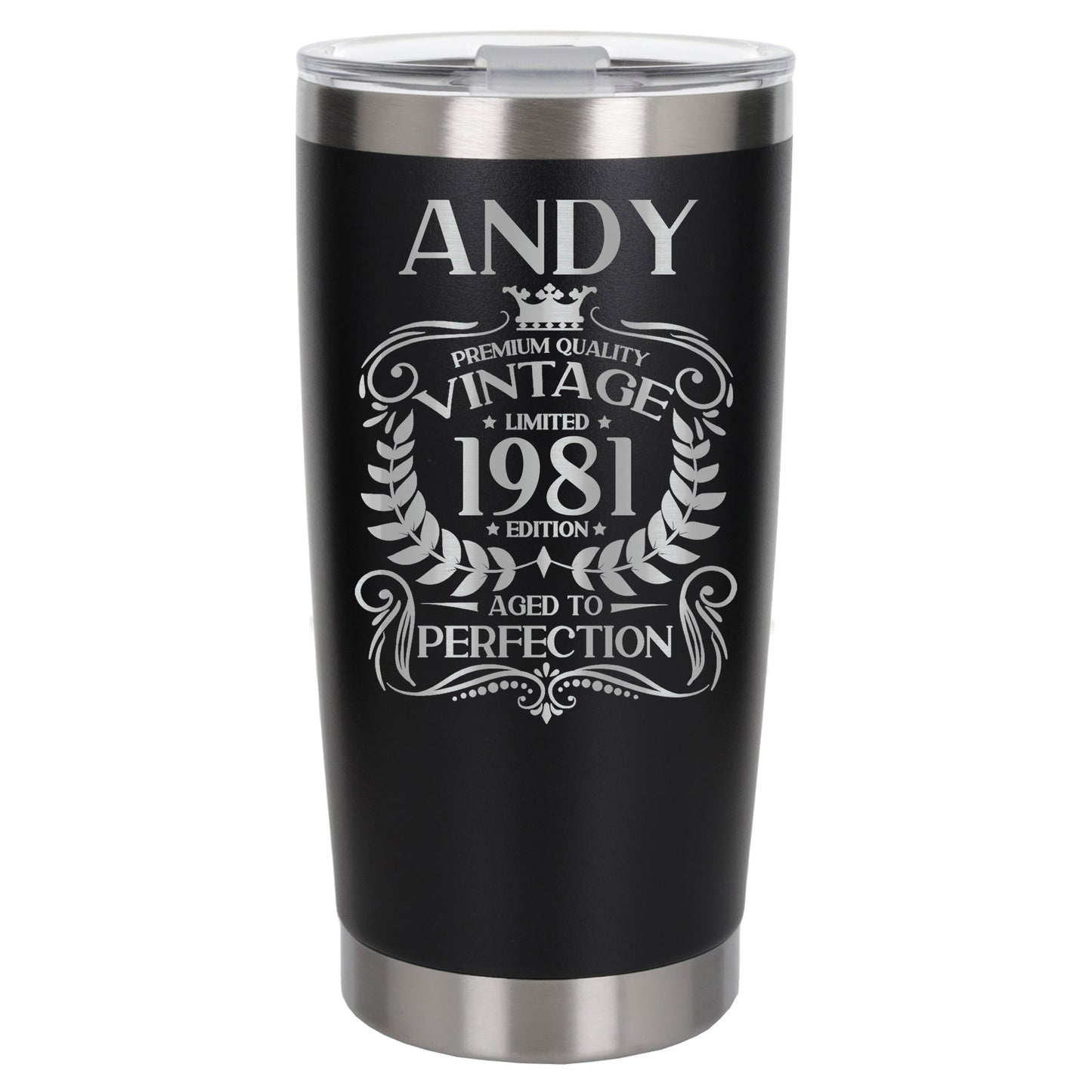 Black Thermal Metal Coffee Cup