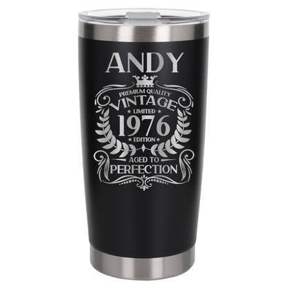 Black Thermal Metal Coffee Cup