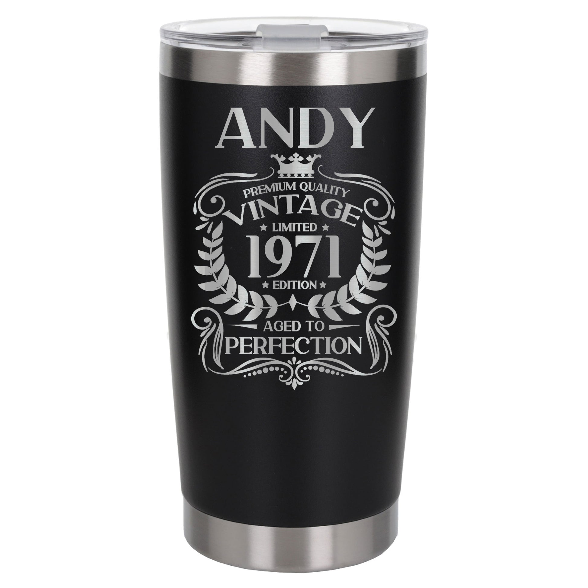 Black Thermal Metal Coffee Cup