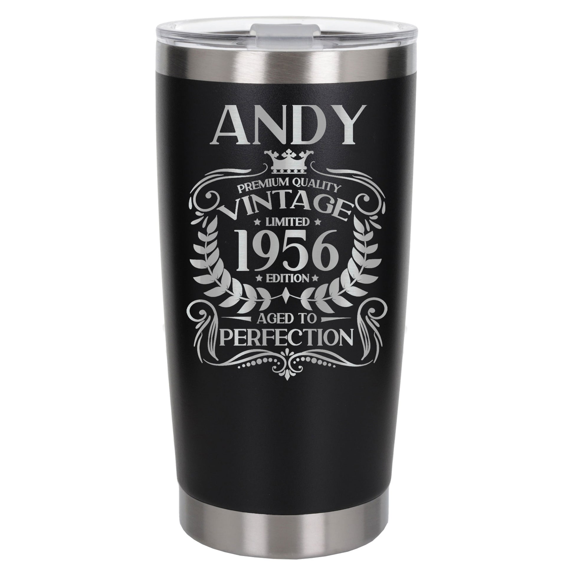 Black Thermal Metal Coffee Cup