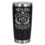 Black Thermal Metal Coffee Cup