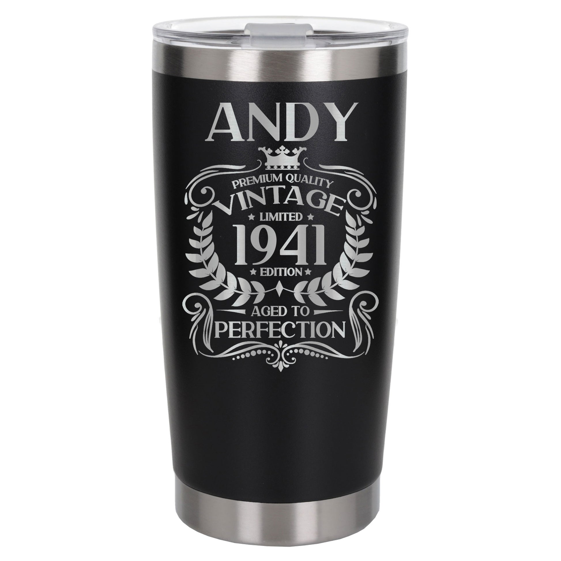 Black Thermal Metal Coffee Cup