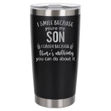 Black Thermal Metal Coffee Cup