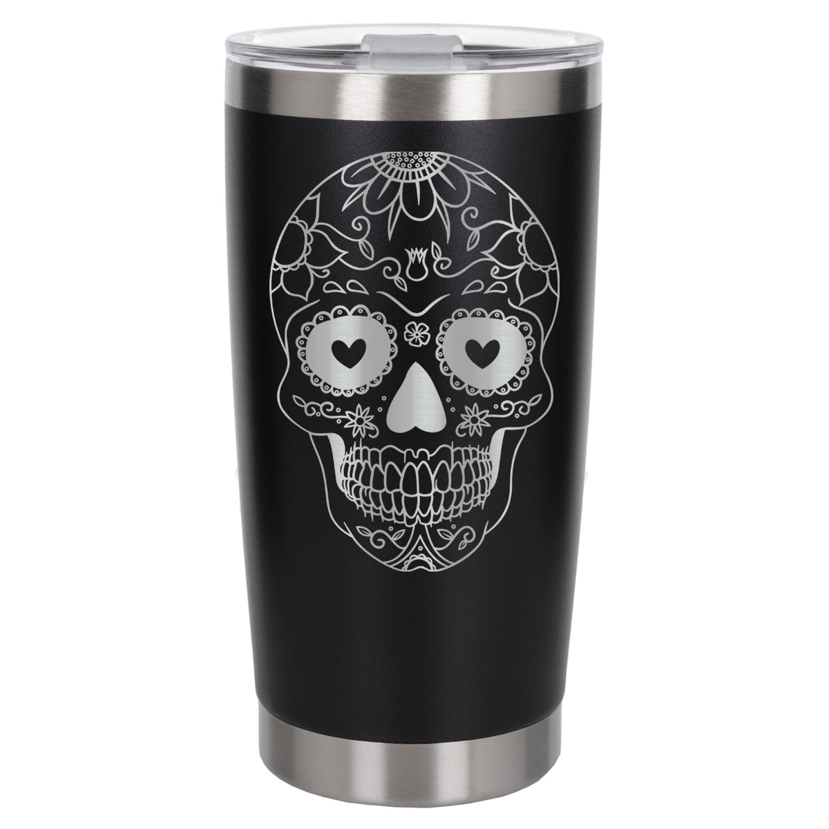 Black Thermal Metal Coffee Cup