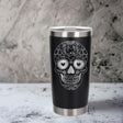 Black Thermal Metal Coffee Cup