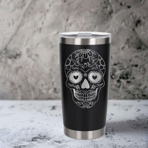 Black Thermal Metal Coffee Cup