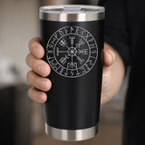 Black Thermal Metal Coffee Cup
