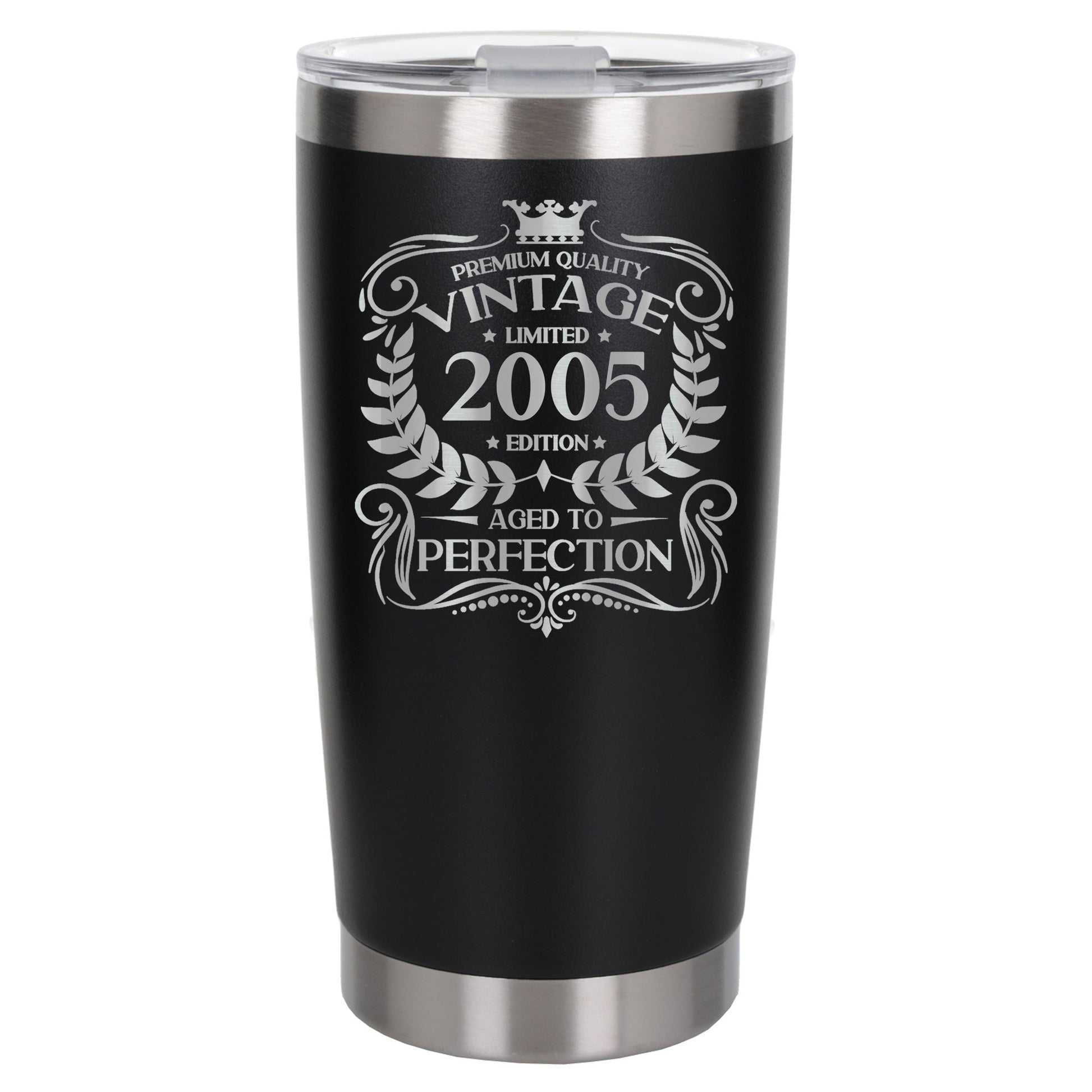 Black Thermal Metal Coffee Cup