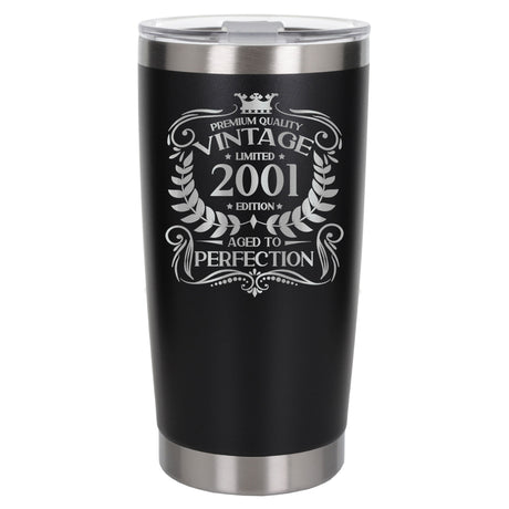 Black Thermal Metal Coffee Cup