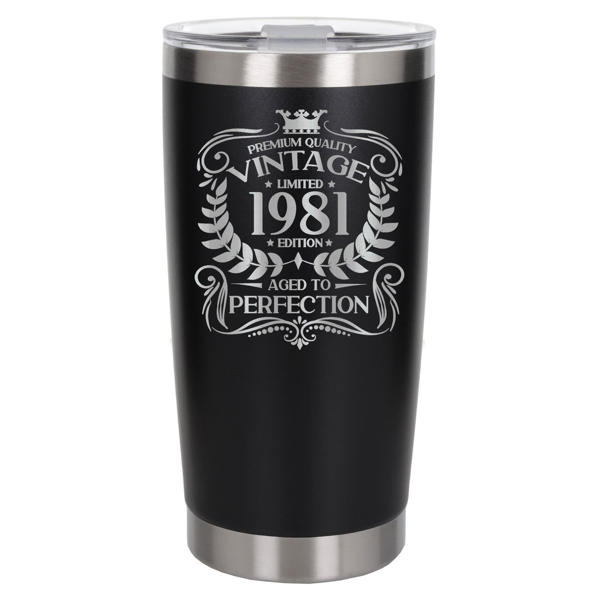 Black Thermal Metal Coffee Cup