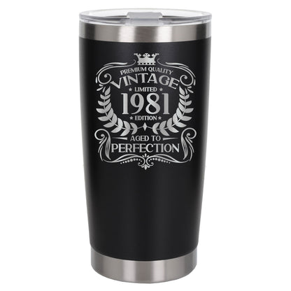 Black Thermal Metal Coffee Cup