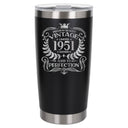 Black Thermal Metal Coffee Cup