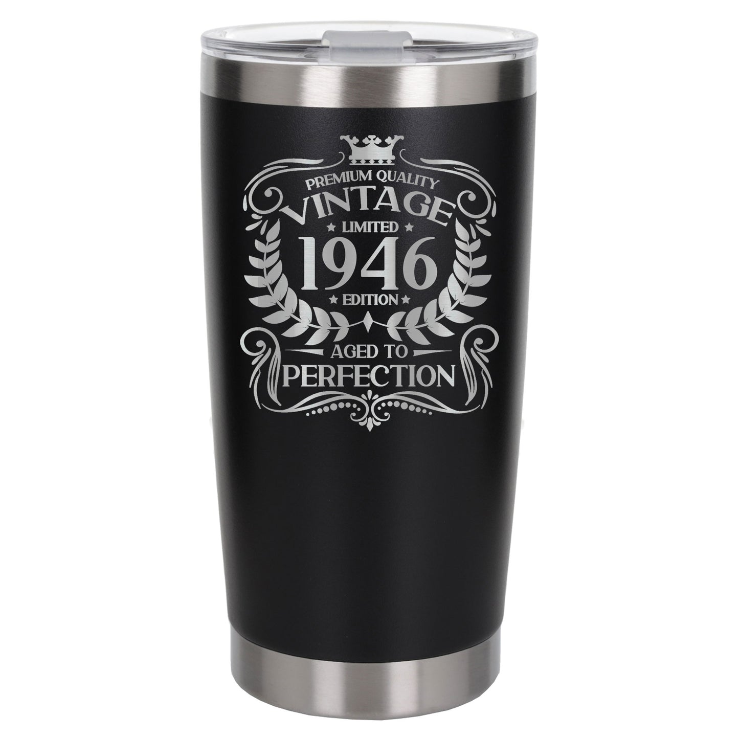 Black Thermal Metal Coffee Cup
