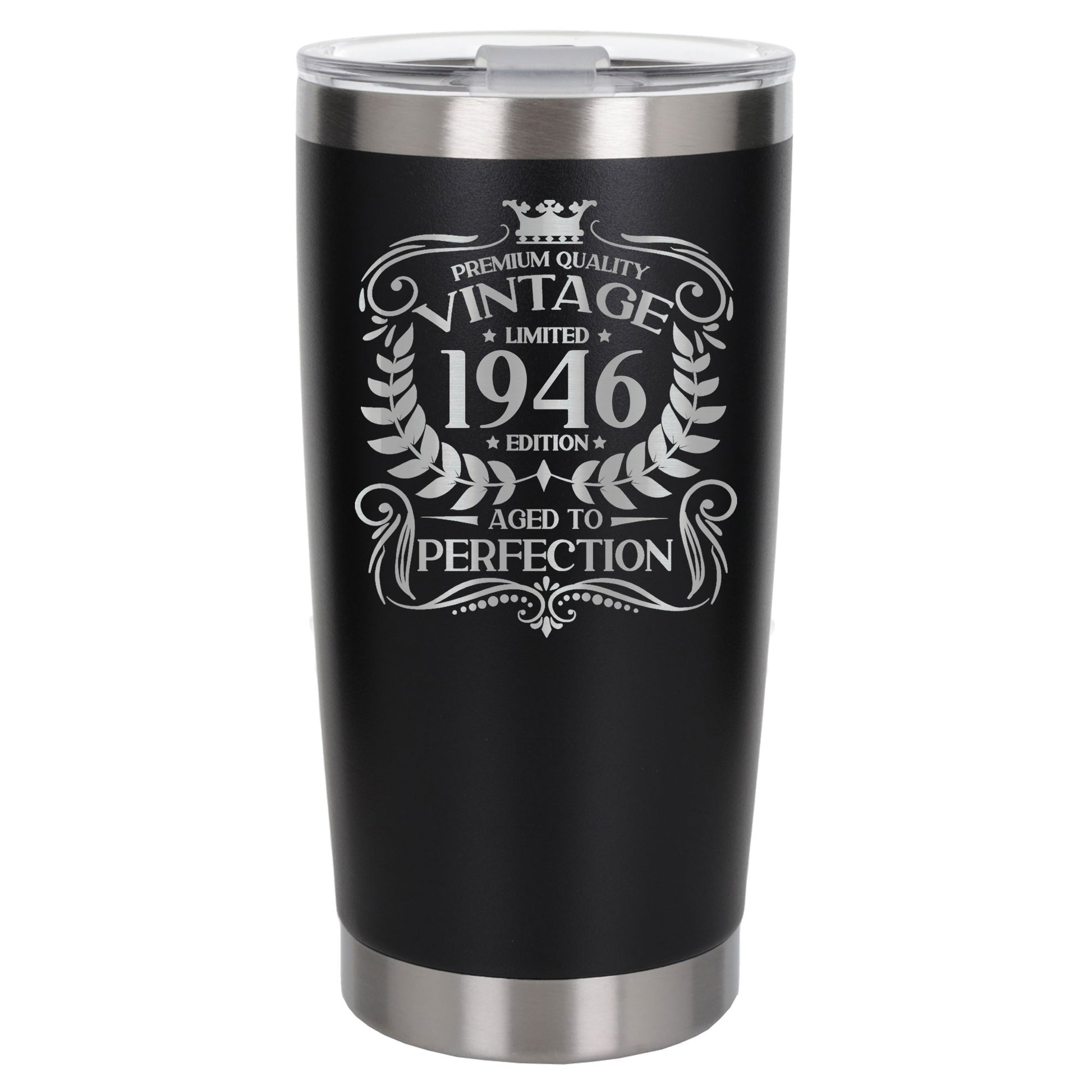Black Thermal Metal Coffee Cup