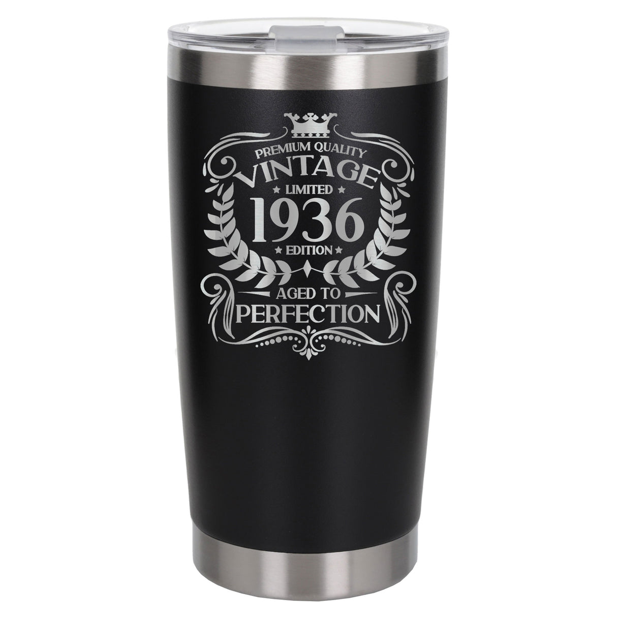 Black Thermal Metal Coffee Cup