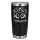 Black Thermal Metal Coffee Cup
