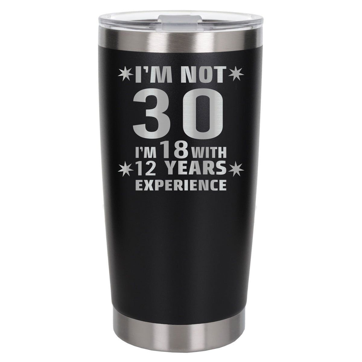 Black Thermal Metal Coffee Cup